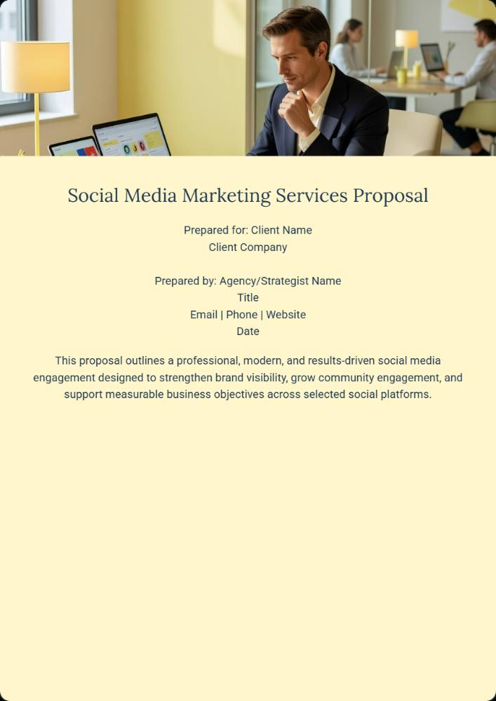 Social Media Marketing Services Proposal
