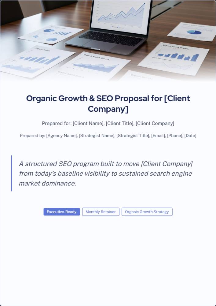 Organic Growth & SEO Proposal