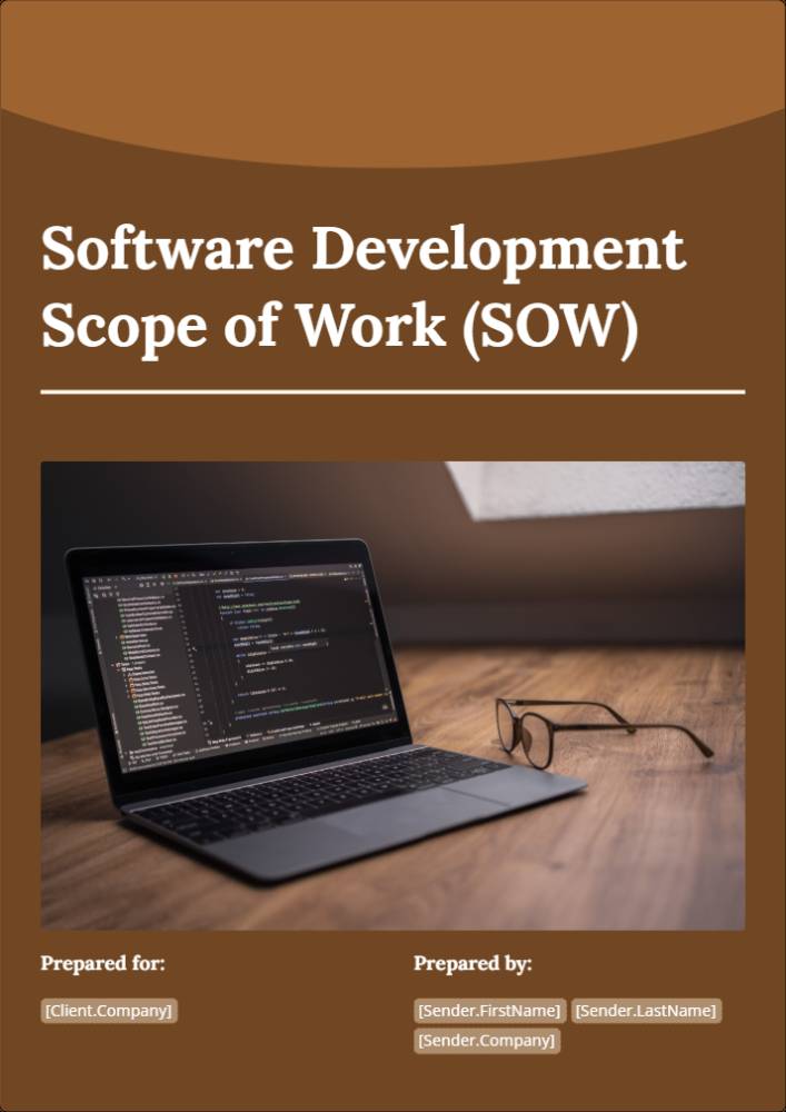 Software Development Scope of Work (SOW)