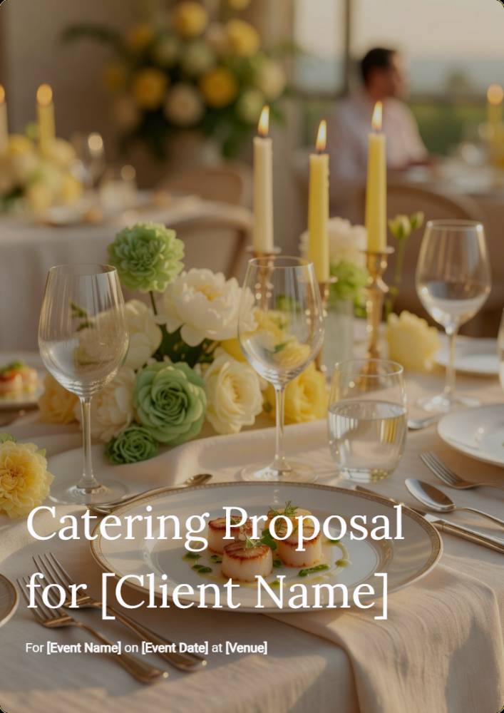 Catering Proposal Template