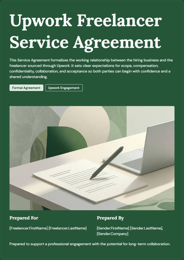 Upwork Proposal Template