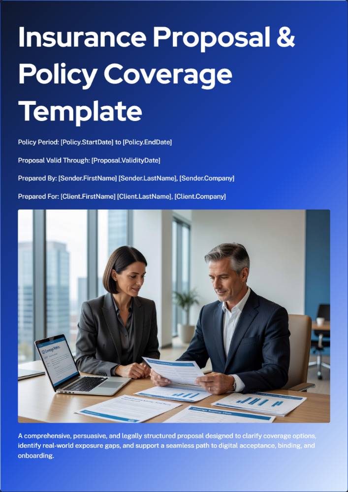 Insurance Proposal Template