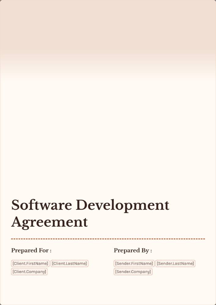 Software Development Proposal Template