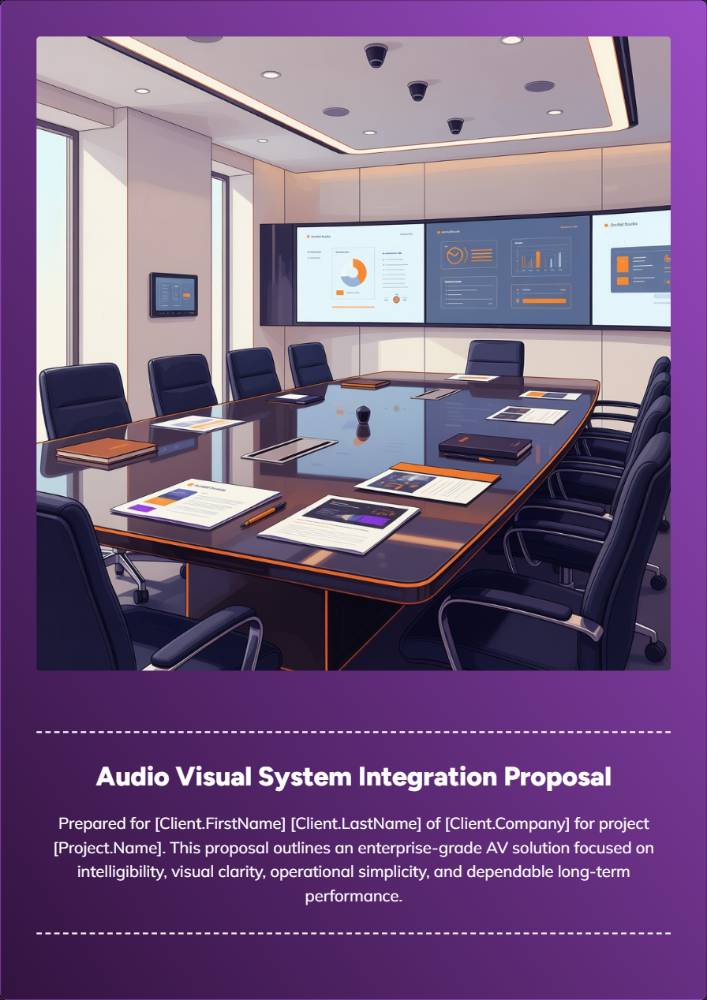 AV Proposal Template