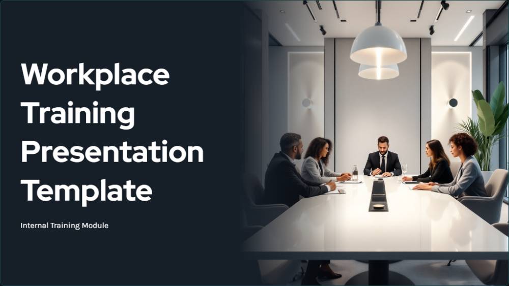 Workplace Training Presentation Template
