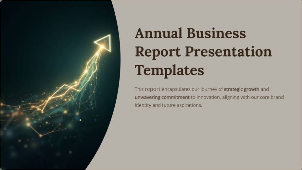 Annual Business Report Presentation Template
