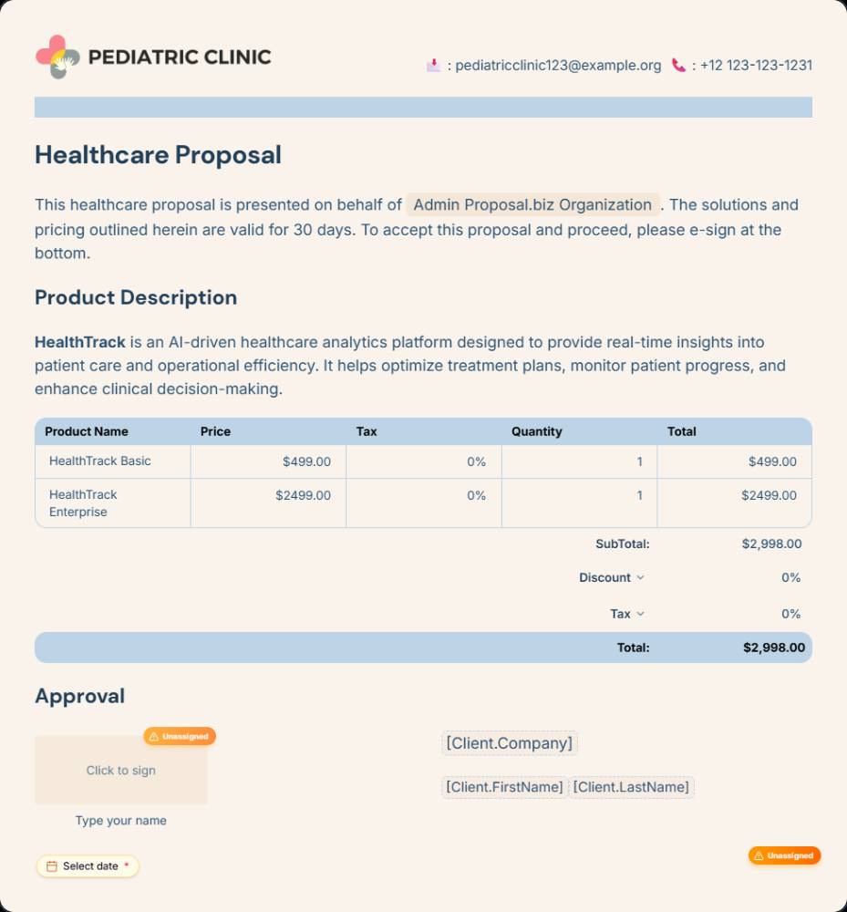 Investor Pitch One-Pager Template