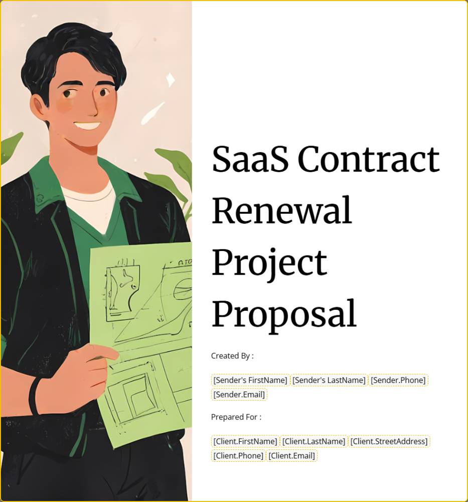 SaaS Contract Renewal Proposal Template