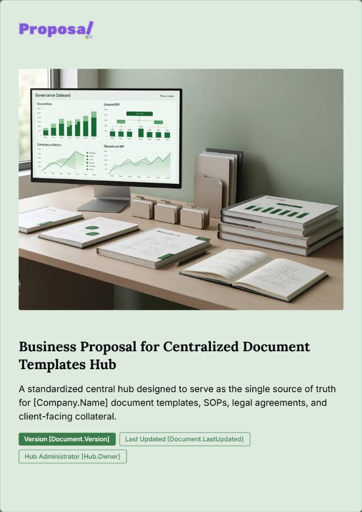 Business Document Templates Hub Template